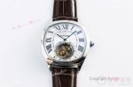 Super Clone Cartier Drive de Watch White Dial Stainless Steel Case